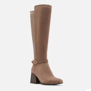 NWT Blondo Twyla Tan Heeled Knee-High waterproof Boots-Size 9